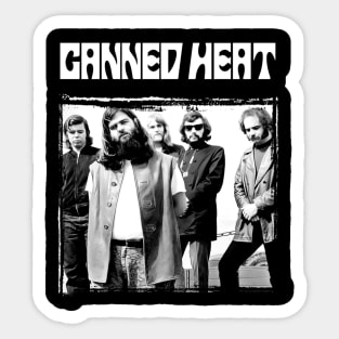 Canned Heat Band Sticker